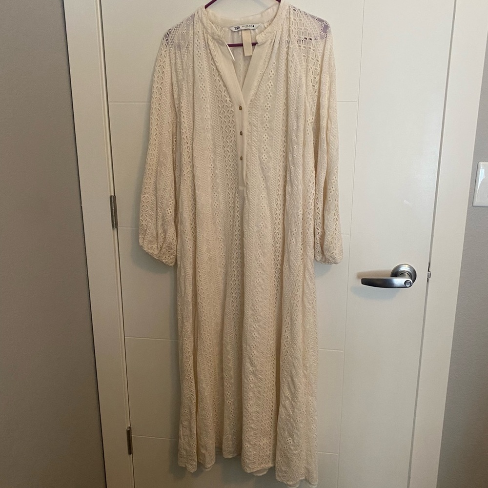 Zara Embroidered Dress